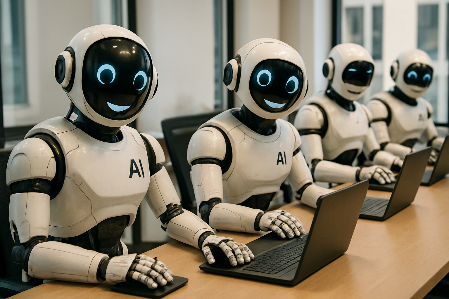Happy AIdriven agents working
