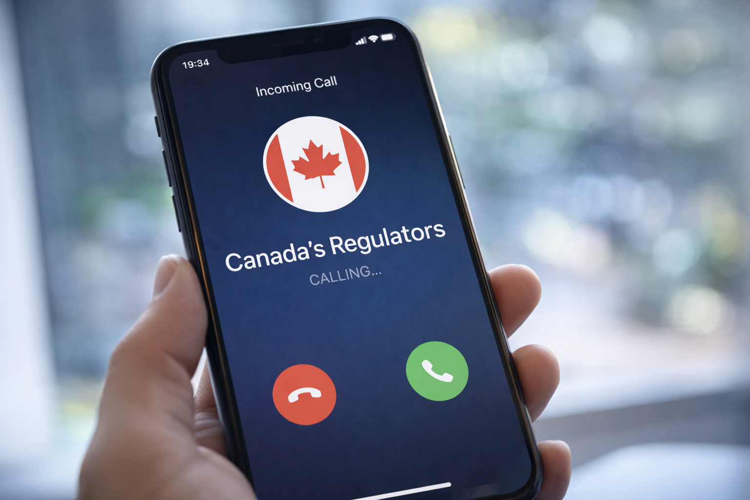 Incoming call from Canada's Regulators